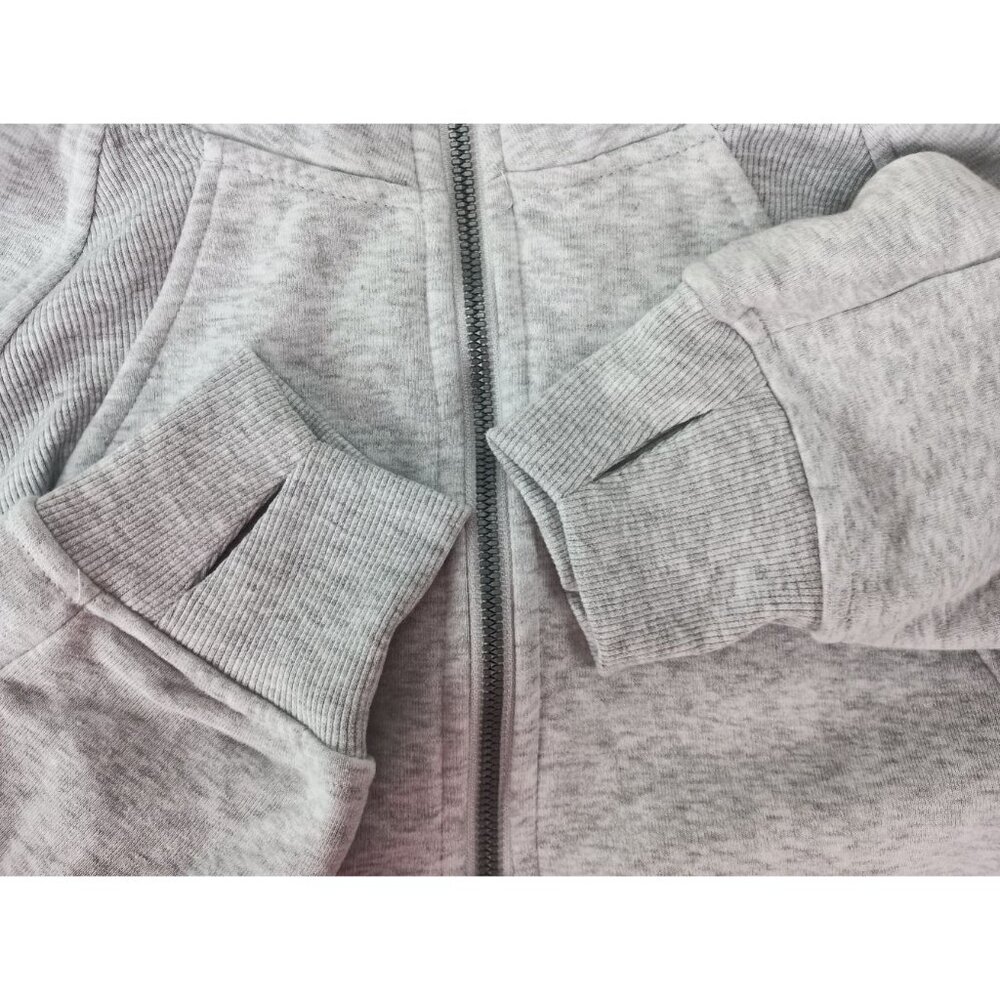 Glow Motion Gray Half Zip Pullover Sweatshirt Women's Sz. M - Picture 5 of 7